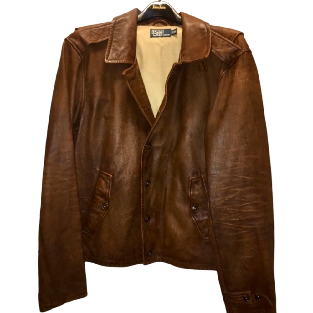 Polo Ralph Lauren Leather Jacket - LIKE NEW!
